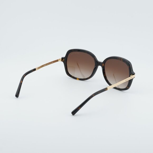 Michael Kors MK2024 310613 Sunglasses Havana Square Frame, Brown Lenses main image 9